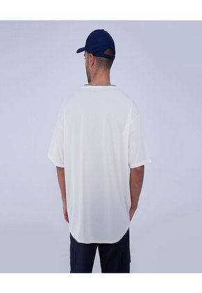 Camiseta Para Hombre Manga Corta Color Crema Marca Ostu #60091317