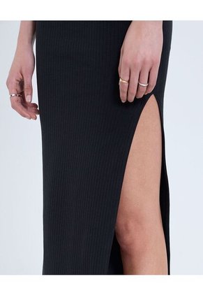 Falda Para Mujer Largo Color Negro Marca Ostu #40140169