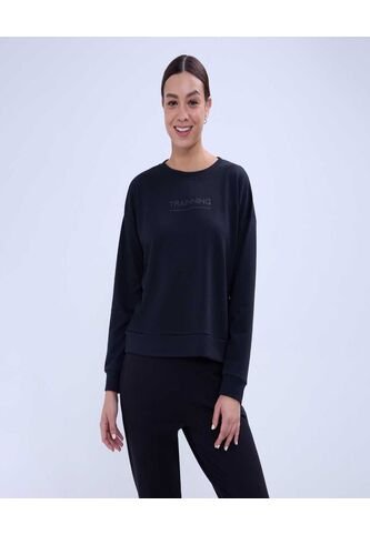 Buzo Para Mujer Cuello Redondo Color Negro Marca Ostu #40060411 Ostu