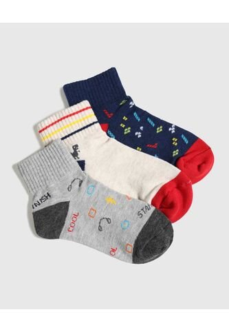 Medias Para Niño Tobillera Color Pack X Marca Ostu #80980124 Ostu