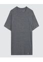 Camiseta Para Hombre Manga Corta Cuello Redondo Color Gris  Marca Ostu #60091480 de Ostu