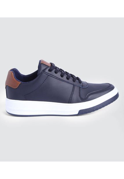 Tenis Para Hombre Casual Color Azul  Marca Ostu #60720096