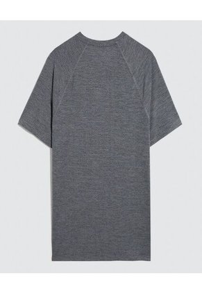 Camiseta Para Hombre Manga Corta Cuello Redondo Color Gris  Marca Ostu #60091480