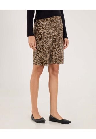 Bermuda Para Mujer Regular Corto Color Café Marca Ostu #40100098 Ostu