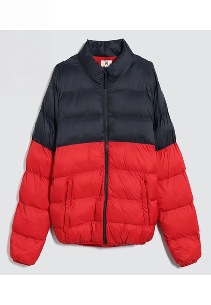 Chaqueta Para Hombre Acolchada Color Rojo Marca Ostu #60080129