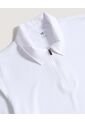 Polo  Para Hombre Cuello Maquina Sin Bolsillo Color Blanco Marca Ostu #60110886 de Ostu