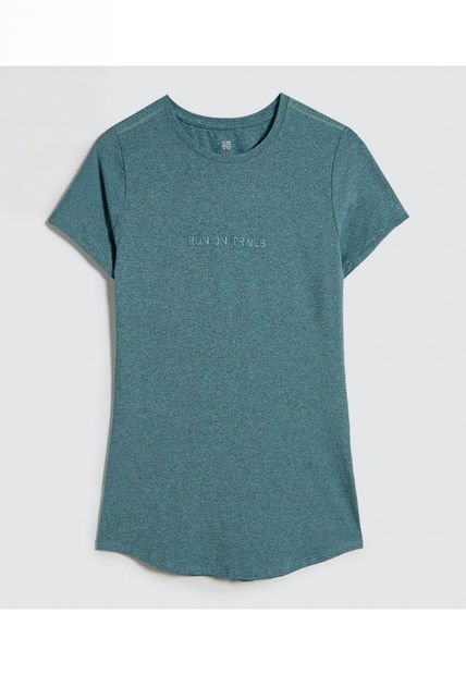 Camiseta Para Mujer Manga Corta Color Verde  Marca Ostu #40092279