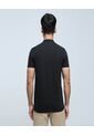 Polo Para Hombre Cuello Mao Sin Bolsillo Color Negro Marca Ostu #60110611 de Ostu