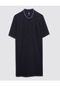 Polo Para Hombre Cuello Mao Sin Bolsillo Color Negro Marca Ostu #60110611 de Ostu