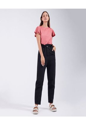 Camiseta Para Mujer Manga Corta Color Rosado  Marca Ostu #40091789