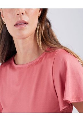Camiseta Para Mujer Manga Corta Color Rosado  Marca Ostu #40091789