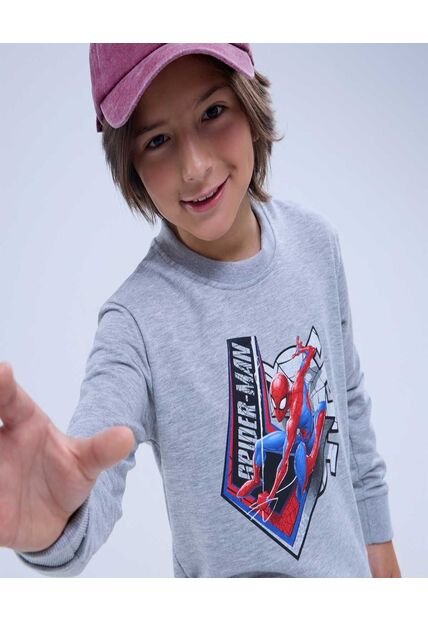 Buzo Estampado De Spider-Man  De Infantil Niño #80060151