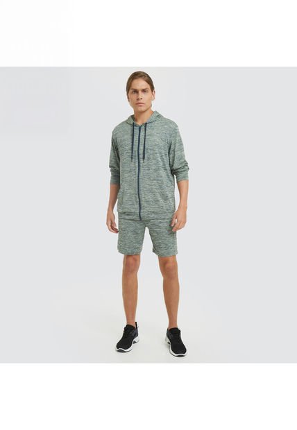 Buzo Para Hombre Hoodie Color Verde  Marca Ostu #60060216