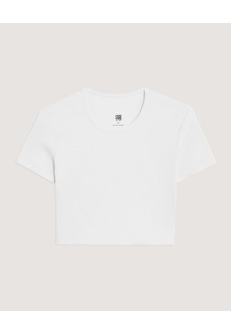 Camiseta Cropped Para Niña  Infantil Niña Crema Ostu Ostu
