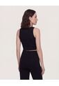 Top  Para Mujer Cuello Redondo Color Negro Marca Ostu #40228213 de Ostu