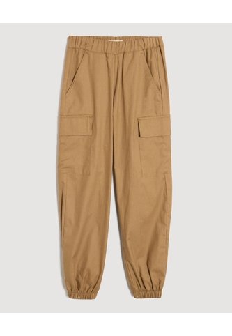 Pantalón Jogger Cargo Para Niña  Infantil Niña Café Ostu Ostu