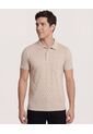 Polo  Para Hombre Cuello Tejido Con Bolsillo Color Beige Marca Ostu #60110872 de Ostu