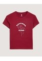 Camiseta Screen Cuello Redondo Para Niño  Infantil Niña Vino Ostu de Ostu