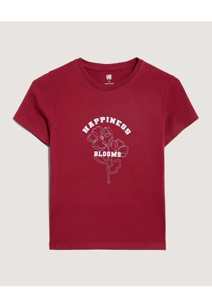 Camiseta Screen Cuello Redondo Para Niño  Infantil Niña Vino Ostu