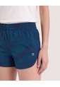 Short Estampado Difuminado  Para Mujer Azul Ostu de Ostu