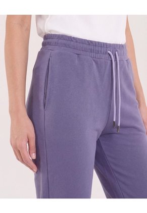 Jogger Unicolor Para Mujer Morado Ostu