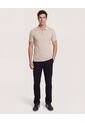 Polo  Para Hombre Cuello Tejido Con Bolsillo Color Beige Marca Ostu #60110872 de Ostu