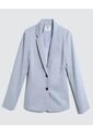 Blazer Para Mujer Blazer Color Gris  Marca Ostu #40400013 de Ostu