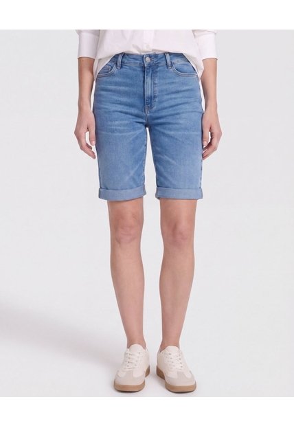 Bermuda Denim  Para Mujer Azul Ostu