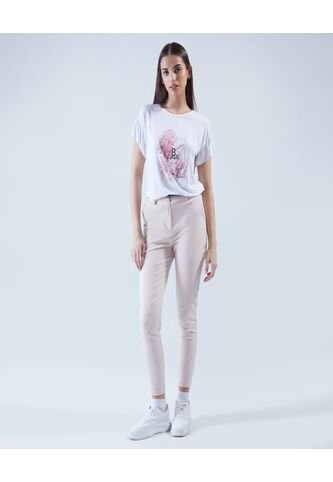 Pantalon Para Mujer Chino Color Beige Marca Ostu #40070483 Ostu
