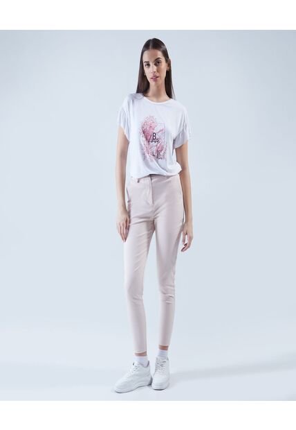 Pantalon Para Mujer Chino Color Beige Marca Ostu #40070483