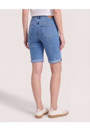 Bermuda Denim Para Mujer Azul Ostu