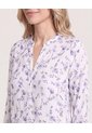 Blusa Basica Manga ¾  Para Mujer Lila Ostu de Ostu