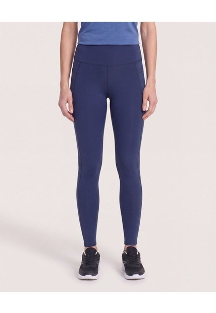 Leggins Deportivo Con Bolsillos  Para Mujer Azul Ostu