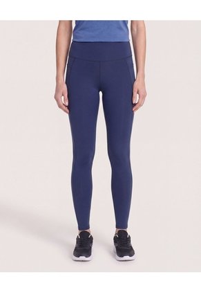 Leggins Deportivo Con Bolsillos Para Mujer Azul Ostu
