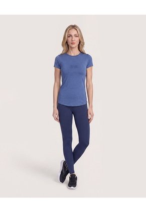 Leggins Deportivo Con Bolsillos Para Mujer Azul Ostu