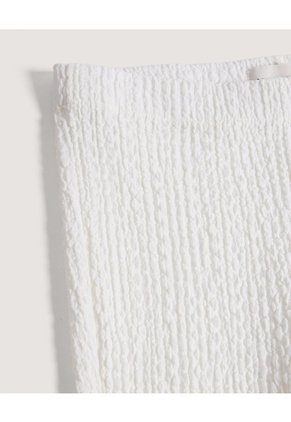 Pantalón Flare Texturizado Para Niña  Infantil Niña Crema Ostu