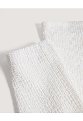 Pantalón Flare Texturizado Para Niña  Infantil Niña Crema Ostu