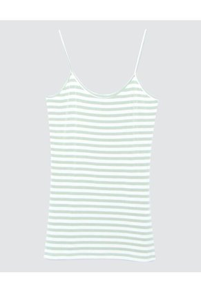 Top Para Mujer Top Color Verde  Marca Ostu #40220312