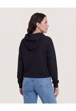 Buzo  Para Mujer Hoodie Color Negro Marca Ostu #40068217