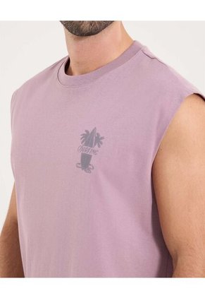 Camiseta Para Hombre Manga Sisa Cuello Redondo Color Morado Marca Ostu #60091794