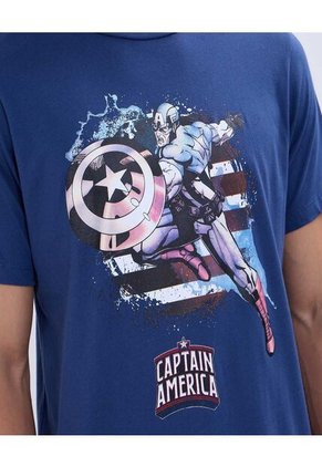 Camiseta Capitán América Para Hombre #60091531 Ostu