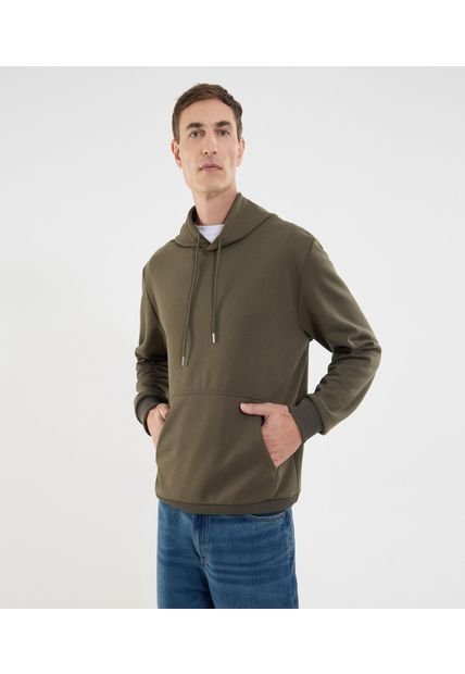 Buzo Para Hombre Hoodie Color Verde Marca Ostu #60060532