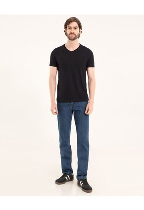 Camiseta Para Hombre Manga Corta Color Negro Marca Ostu #60091036