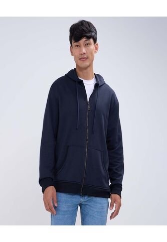 Buzo Para Hombre Zipper Color Azul  Marca Ostu #60060439 Ostu