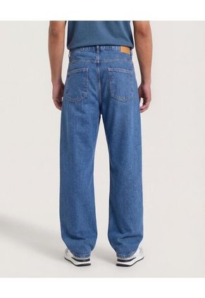 Jean  Para Hombre Loose Color Azul Marca Ostu #60160446