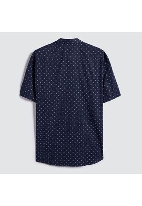 Camisa Para Hombre Manga Corta Con Bolsillo Color Azul  Marca Ostu #60010666