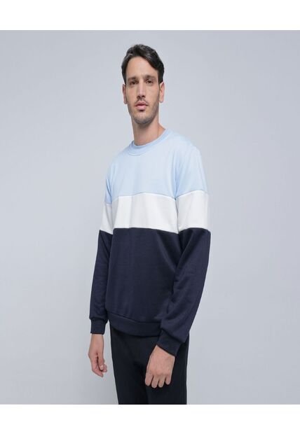 Buzo Para Hombre Cuello Redondo Color Azul  Marca Ostu #60060436