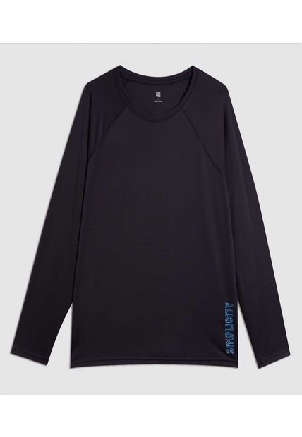 Camiseta Para Hombre Manga Larga Color Azul Oscuro Marca Ostu #60091296