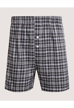 Boxer Para Hombre Bragueta Amplio Color Azul Marca Ostu #60000520