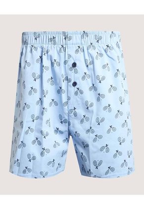 Boxer Para Hombre Bragueta Amplio Color Azul Marca Ostu #60000520